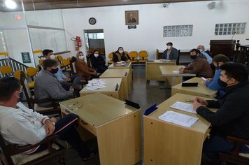 Câmara dos Vereadores e Comitê de Combate ao Covid-19 se reúnem para dialogar medidas de combate ao Covid-19